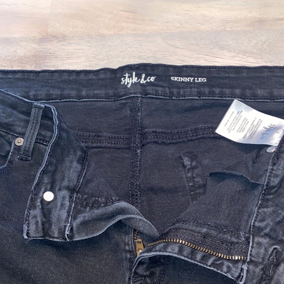 Style & Co Skinny Leg Jeans - Picture 2 of 4